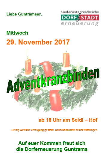 2017 Adventkranzbinden